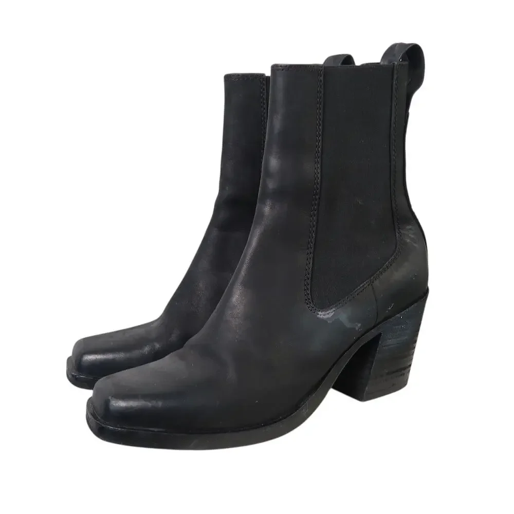 rag & bone Black Ankle Boots - Picture 4 of 8